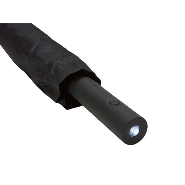 Golfparaply (med LED) sort med LED lys