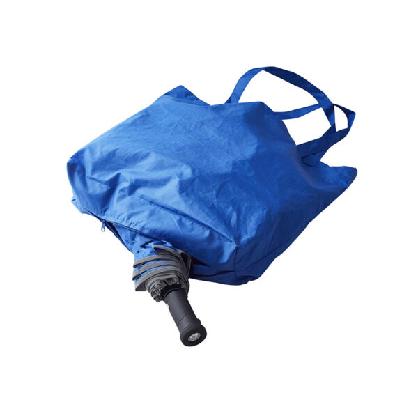 WETTERLEUCHTE 3.0 paraply - blå med indkøbspose